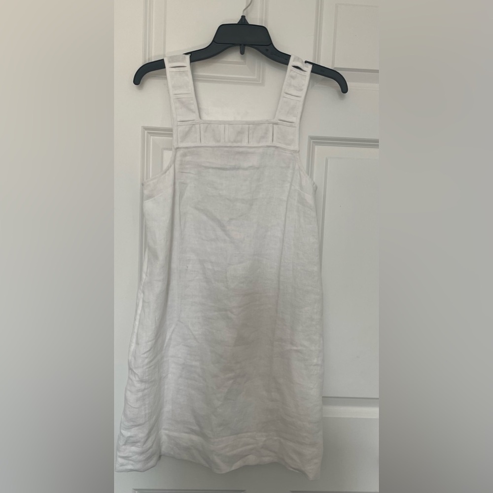 Madewell White Linen Dress